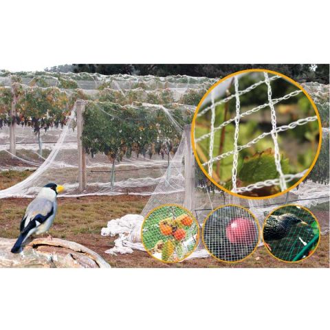 Защитна мрежа срещу птици PREMIUM, 6x75м