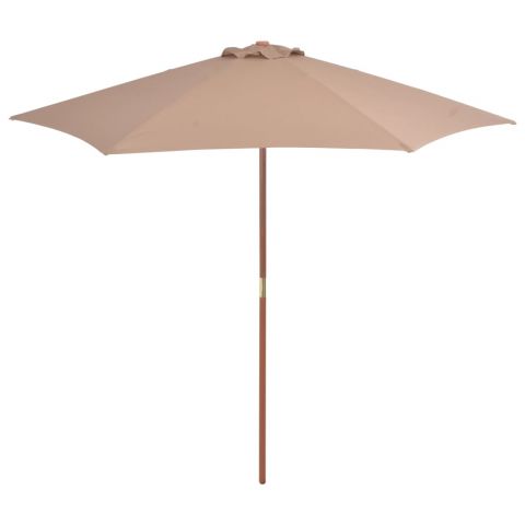 Градински чадър с дървен прът Bjorn