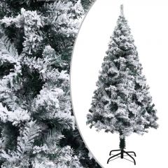 Изкуствена коледна елха със сняг