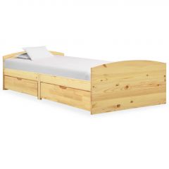 Рамка за легло с 2 чекмеджета Crosby