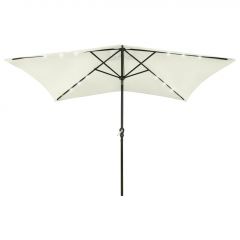 Чадър с LED и стоманен прът