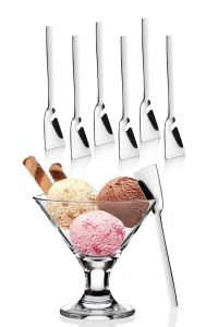 Комплект лъжици за сладолед (6 части) MRT - 84 сребро