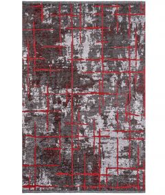 Килим за антре (75 x 300) 23187A - Червен