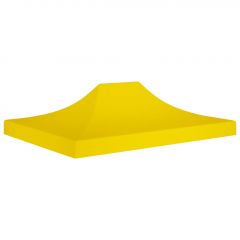 315374  Party Tent Roof 4,5x3 m Yellow 270 g/m²
