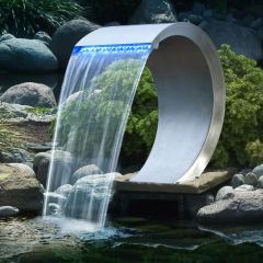 Ubbink Водопад Mamba, неръждаема стомана, с LED осветление