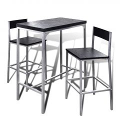 Комплект маса и два стола за кухни/барове/кафенета
