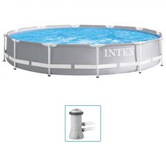 Intex Комплект басейн Prism Frame Premium, 366x76 см