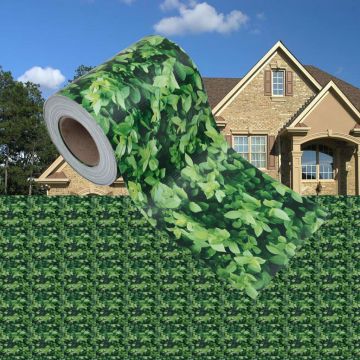 Градински параван за уединение Mellor, PVC, 70x0,19 м, зелен
