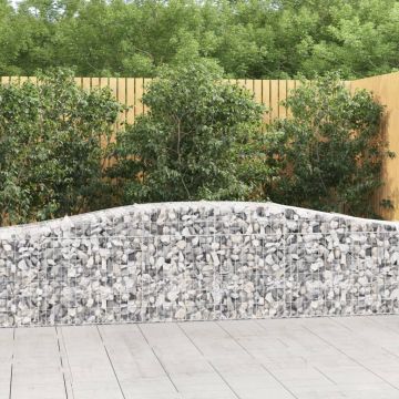 Габионни кошници арка 4 бр 400x50x60/80 см поцинковано желязо