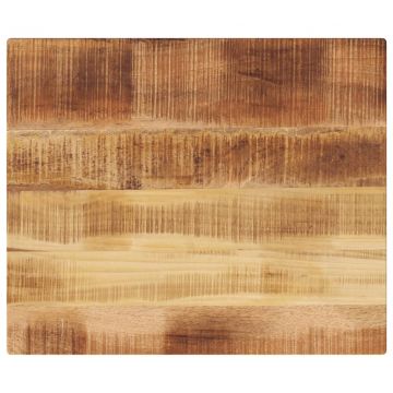 Плот за маса 60x50x3,8 см правоъгълен масивно дърво грубо манго
