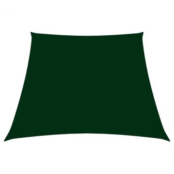 Платно-сенник, Оксфорд текстил, трапец, 2/4x3 м, тъмнозелено