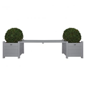 Esschert Design Сандъци за цветя с пейка-мост