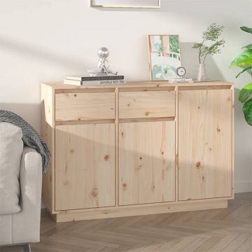 Сайдборд, 110x34x75 см, бор масив