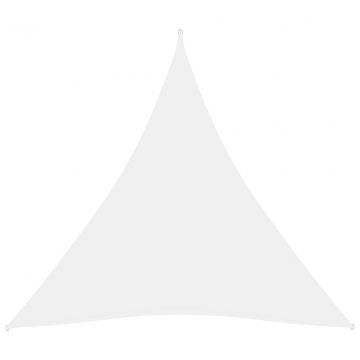Платно-сенник, Оксфорд текстил, триъгълно, 4,5x4,5x4,5 м, бяло