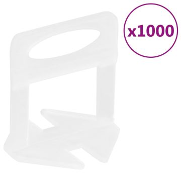 Щипки за нивелиране на плочки, 1000 бр, 3 мм