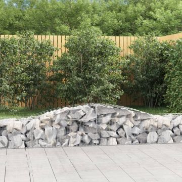 Габионни кошници арка 7 бр 400x50x40/60 см поцинковано желязо