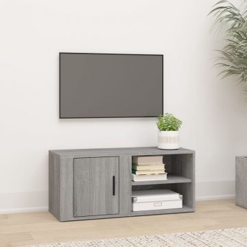 ТВ шкаф, сив сонома, 80x31,5x36 см, инженерно дърво