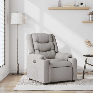 Recliner Chair Cloud Grey Fabric