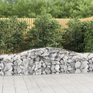 Дъговидна габионна кошница 400x50x60/80 см поцинковано желязо