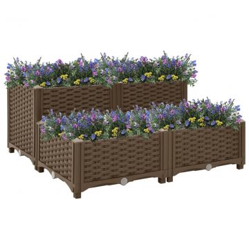 Повдигната леха Marek, 80x80x38 см, полипропилен