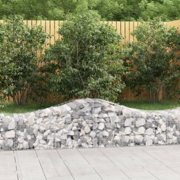 Габионни кошници арка 11 бр 200x50x40/60 см поцинковано желязо