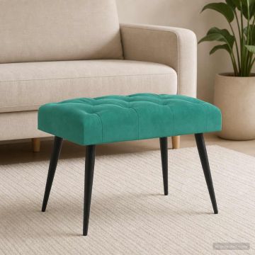 Пейка с копчета Тюркоаз 60 x 40 x 45 см Кадифе