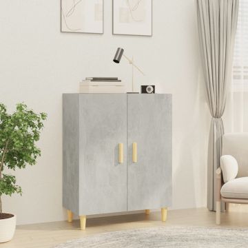 Сайдборд Dayna, бетонно сив, 70x34x90 см, инженерно дърво