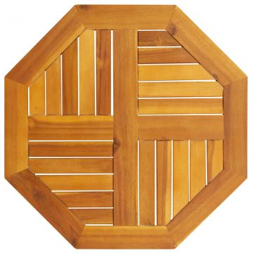 Плот за маса 60x60x2 см осмоъгълен масивна дървесина акация