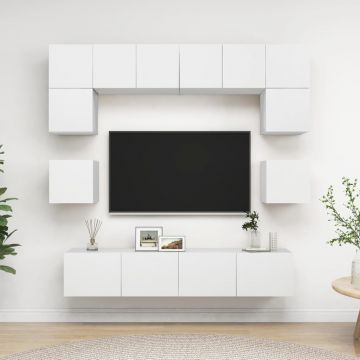 Комплект ТВ шкафове от 8 части Kay