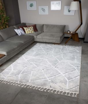 Килим за антре (100 x 300) 33075B - Сиво