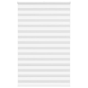 Зеброва щора бял 140x230 см ширина на плата 135,9 см полиестер