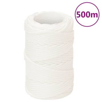 Въже за лодка бяло 2 мм 500 м полипропилен