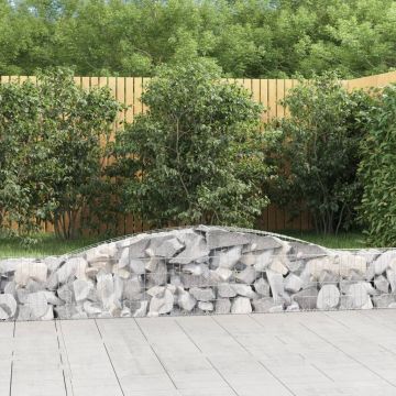 Габионни кошници арка 4 бр 400x30x40/60 см поцинковано желязо