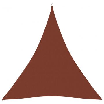 Платно-сенник, Оксфорд плат, триъгълно, 3x3x3 м, теракота