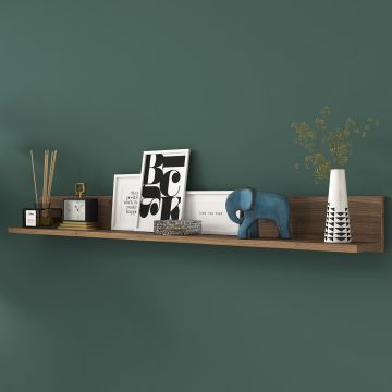 Стенен рафт E5, цвят Орех