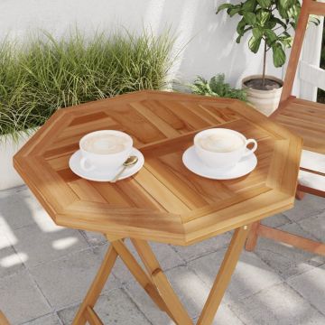 Плот за маса 60x60x2,5 см осмоъгълен масивен бук