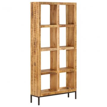 Етажерка за книги, 80x25x175 см, мангово дърво масив