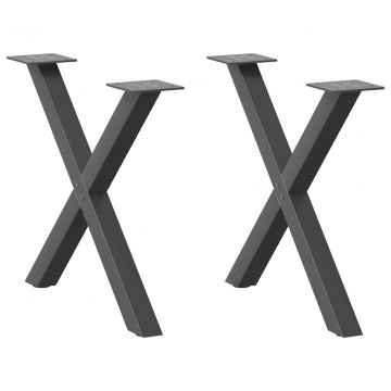 Крака за масичка за кафе във формата на буквата X 2 бр