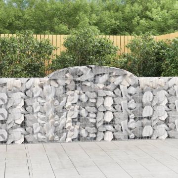 Габионни кошници арка 15 бр 300x30x100/120см поцинковано желязо