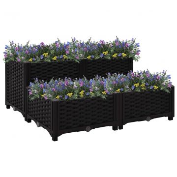 Повдигната леха Roman, 80x80x38 см, полипропилен