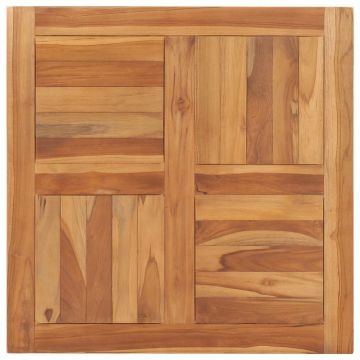 Плот за маса, тиково дърво масив, 70x70x2,5 см