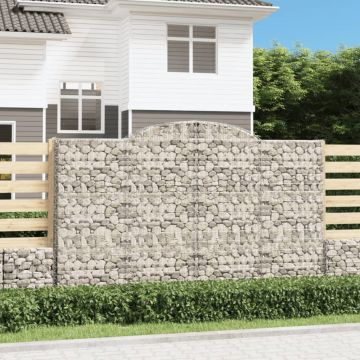 Габионни кошници арка 8 бр 300x50x180/200 см поцинковано желязо