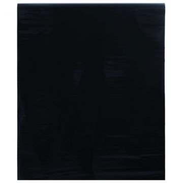 Фолио за прозорци статично черен мат 60x500 см PVC