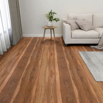 Самозалепващи подови дъски 20 бр PVC 1 Korban,86 м² кафяви