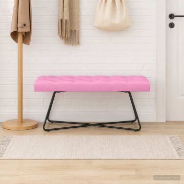 Пейка с копчета Розово 110 x 40 x 46 cm Текстил