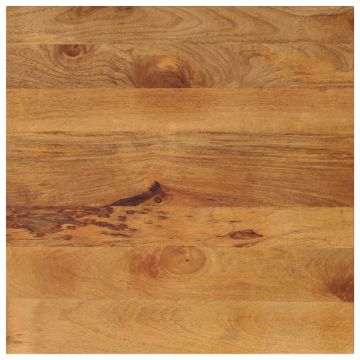 Плот за маса 80x80x2,5 см квадратен манго масив