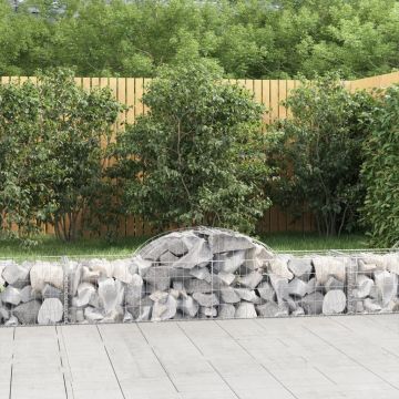 Дъговидна габионна кошница 200x50x40/60 см поцинковано желязо
