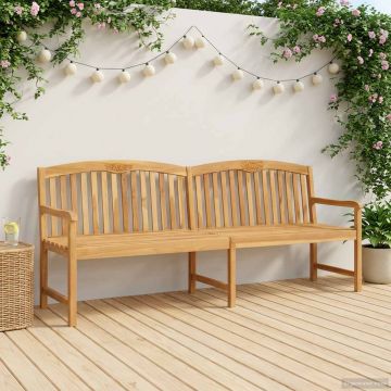 Ръчно изработена розова пейка 228 x 60 x 90 см Натурално