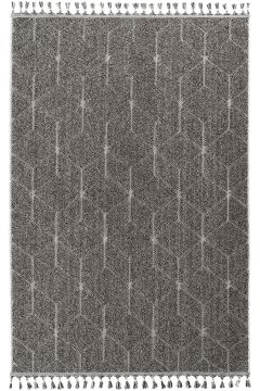 Килим Bukle 1408, цвят Сив, 80 x 400 см