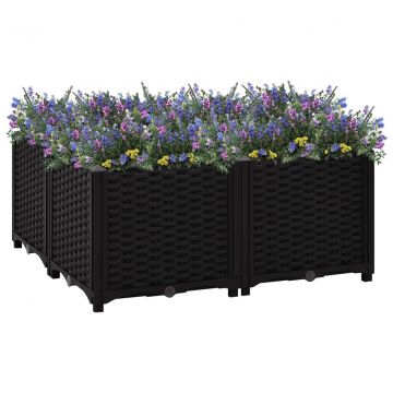 Повдигната леха Rosales, 80x80x38 см, полипропилен